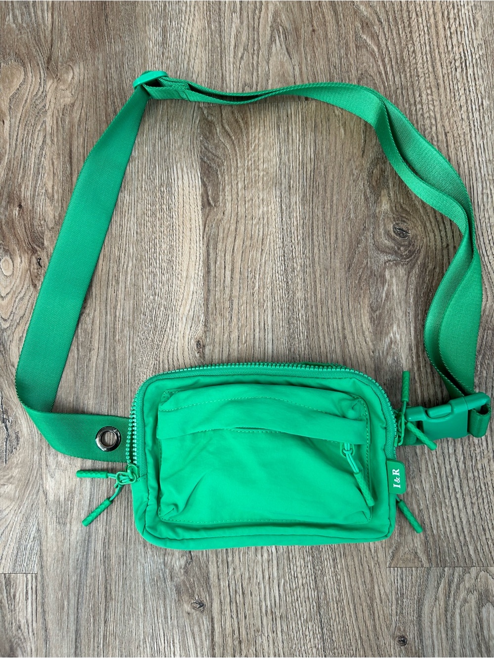 Green Crossbody Belt Bag